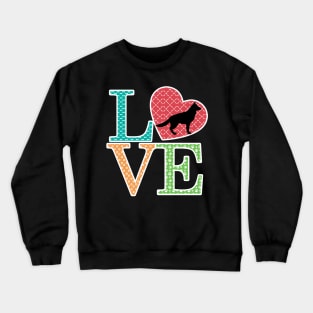 Love german shepherd best german shepherd Crewneck Sweatshirt